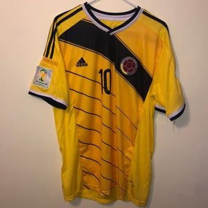 James Rodriguez 2014 Colombia World Cup Jersey
